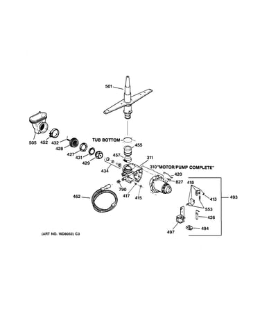 Motor-pump mechanism