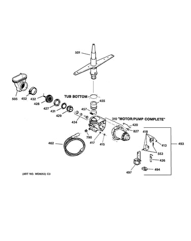Motor-pump mechanism
