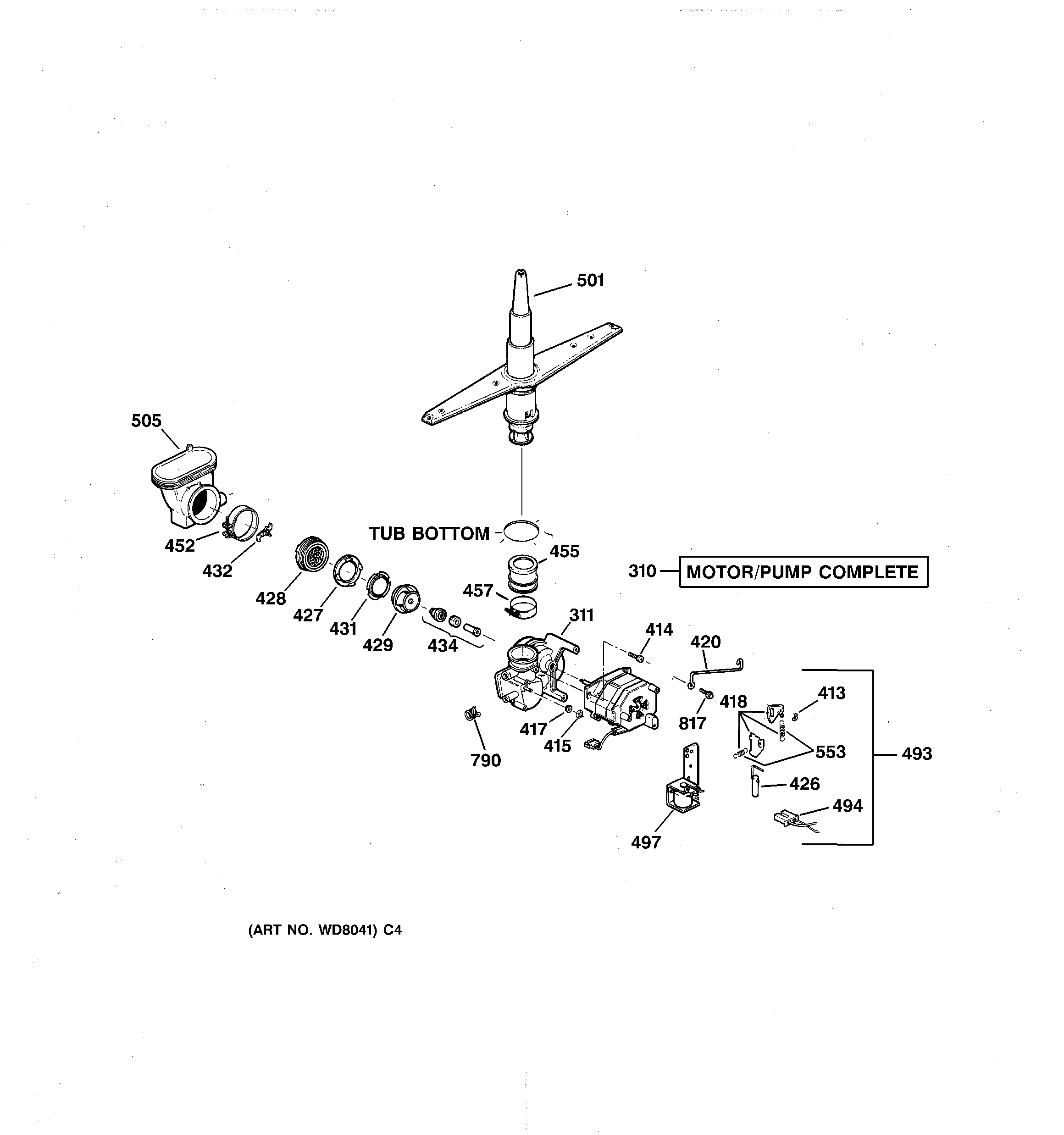 MOTOR-PUMP MECHANISM