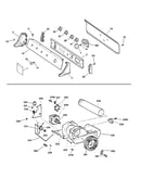 Backsplash, blower & drive assembly