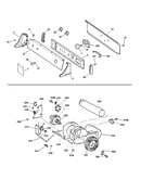 Backsplash, blower & drive assembly