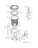 Tub, basket & agitator