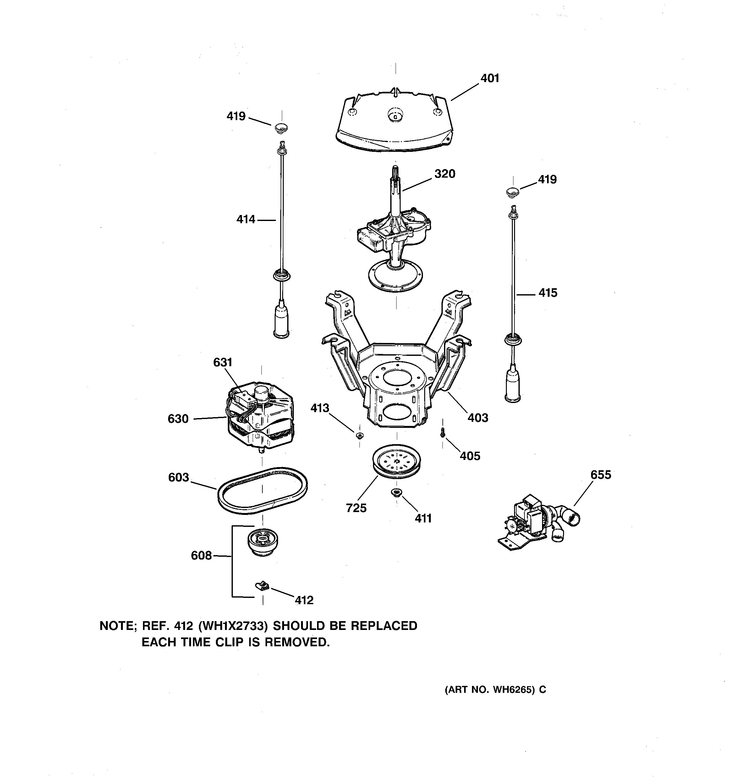 SUSPENSION, PUMP & DRIVE COMPONENTS