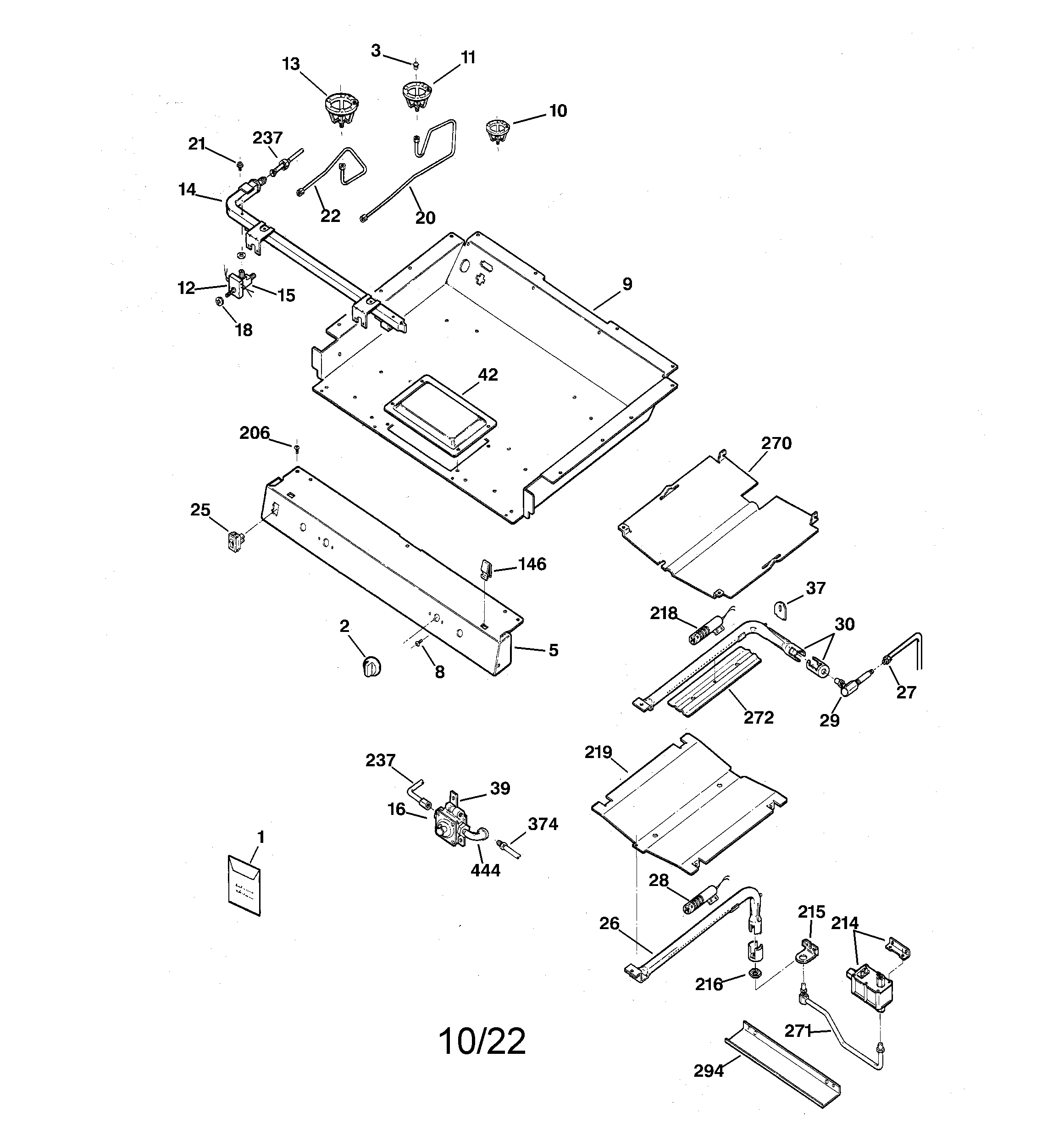 Gas burner parts