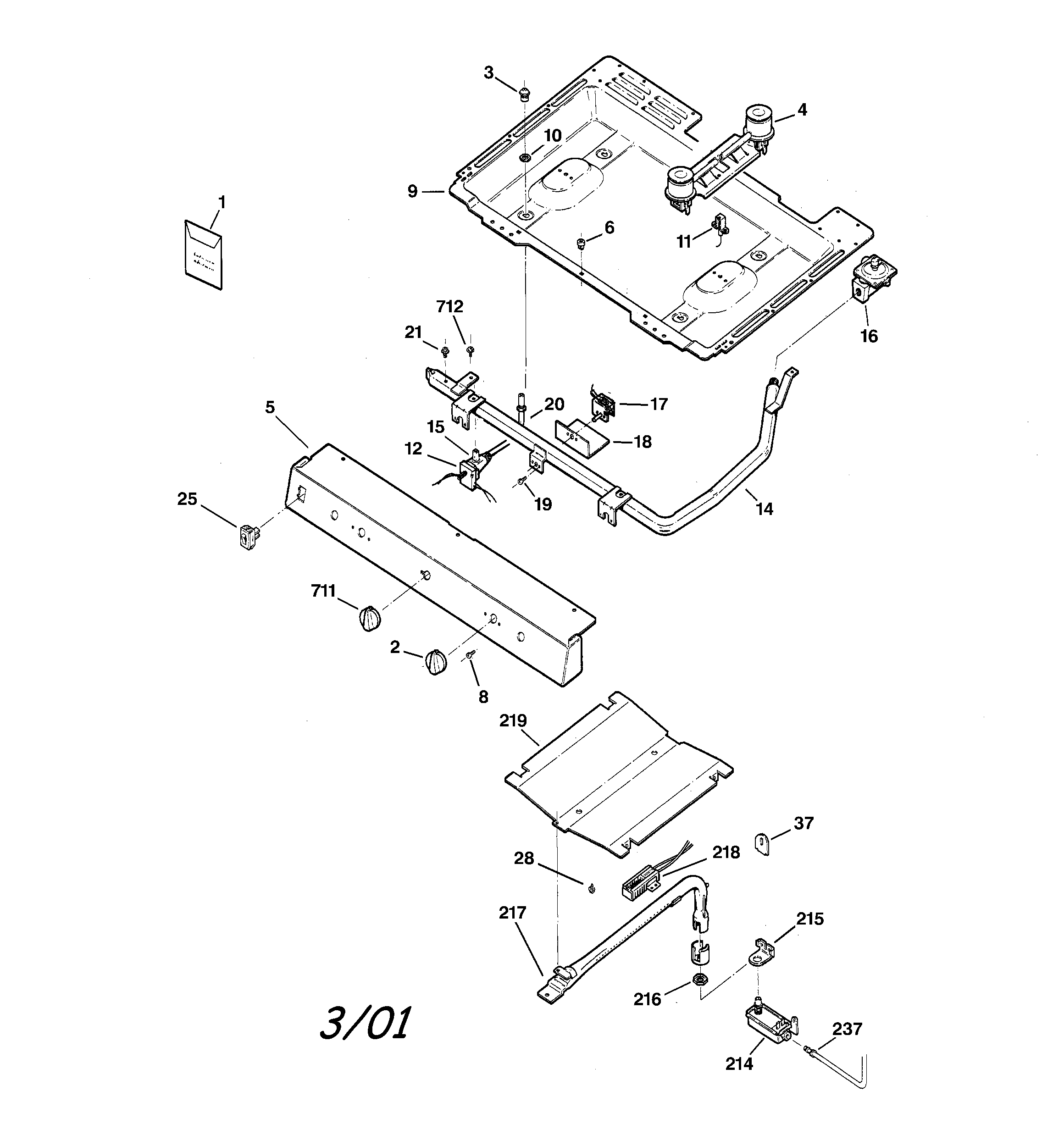 Gas & burner parts