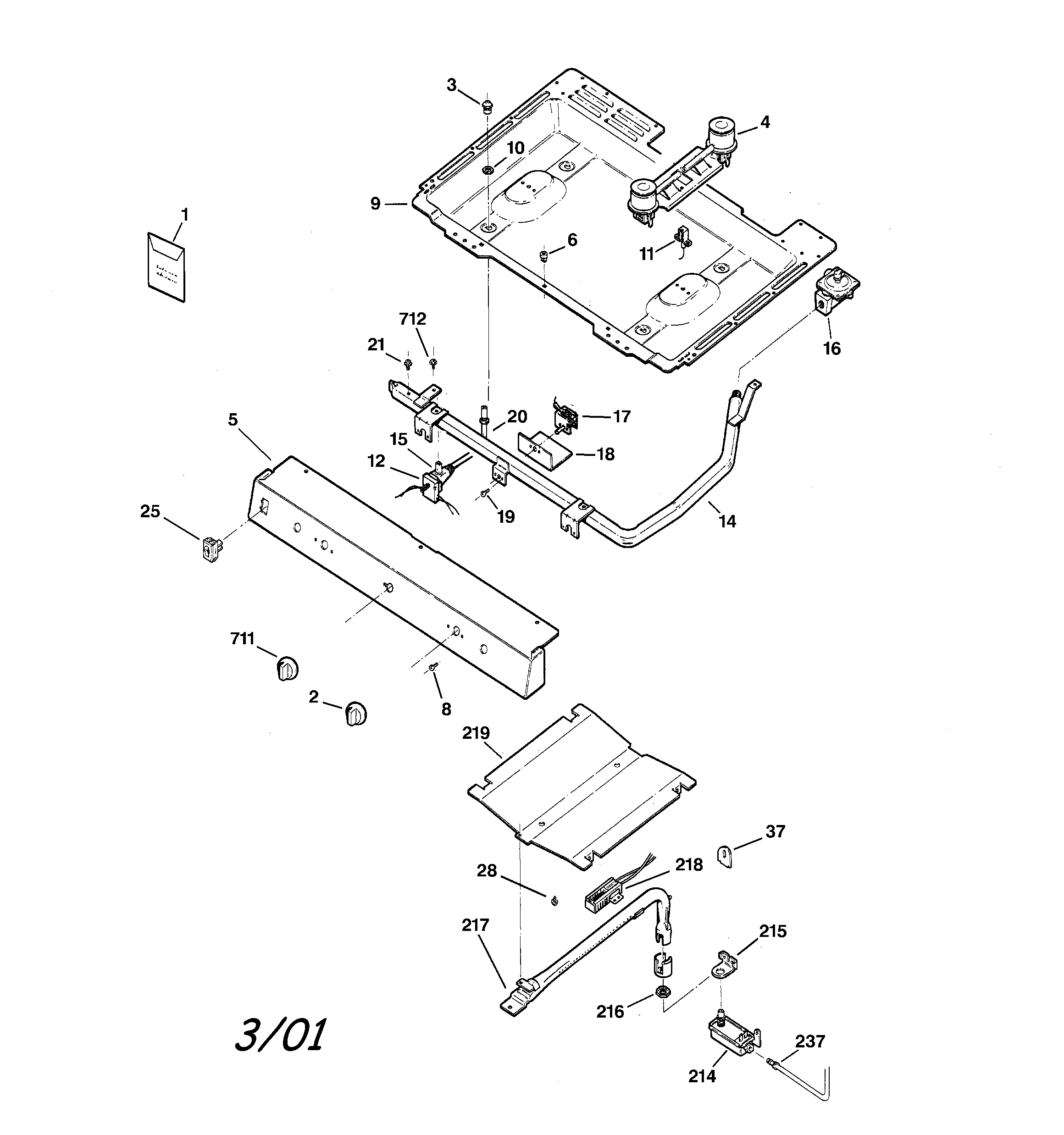 Gas & burner parts