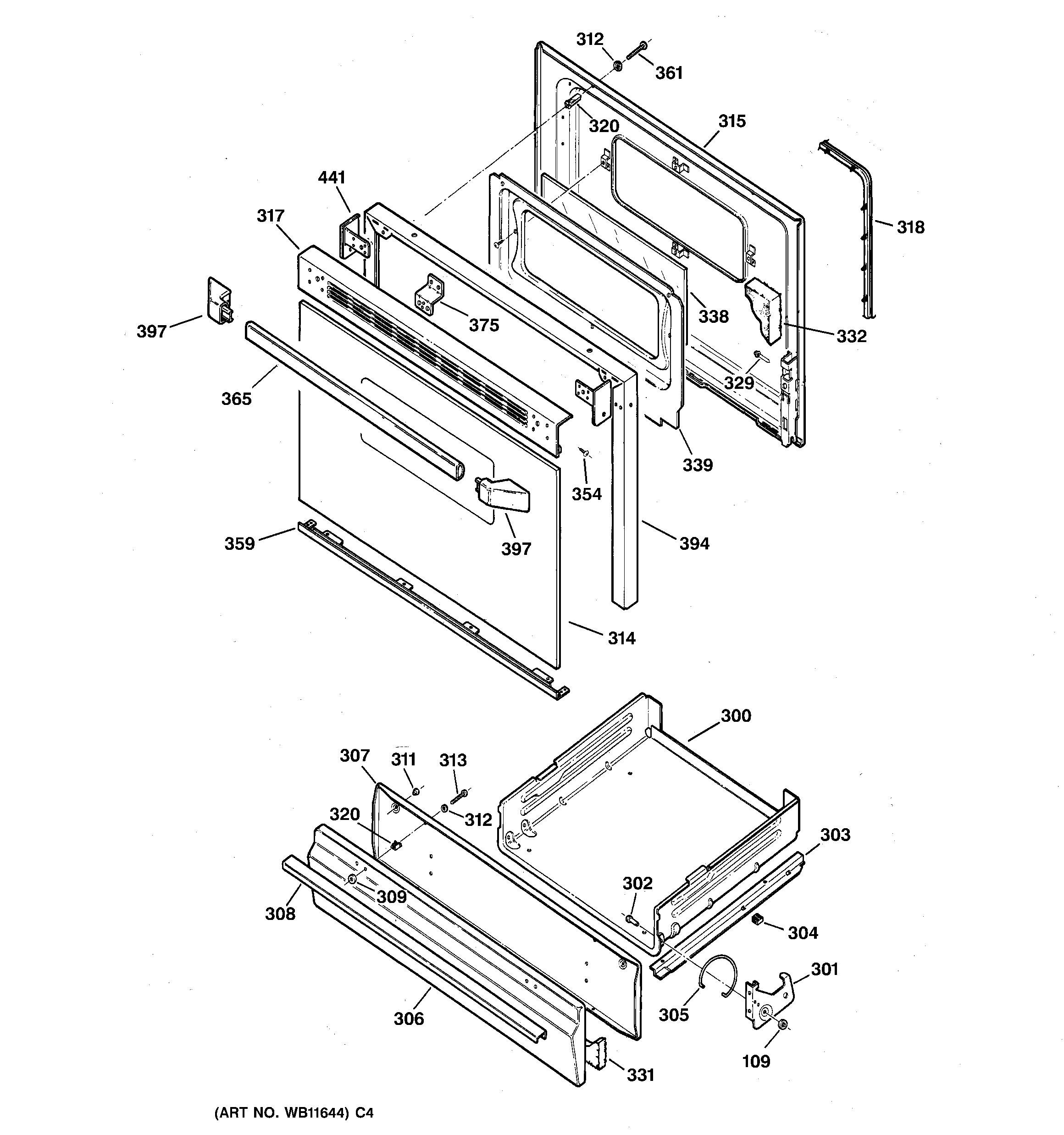 Door & drawer parts