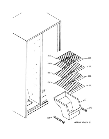 Freezer shelves