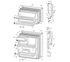 Hotpoint CTG16GAZBRWH doors diagram