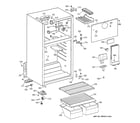Hotpoint HTS15BBMBRWW cabinet diagram