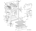 Hotpoint HTS15BCMBLAA cabinet diagram
