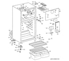 Hotpoint HTR15BBMBLAA cabinet diagram
