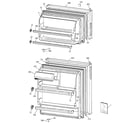 Hotpoint HTF16BBMBRWW doors diagram