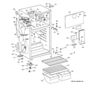 Hotpoint HTS16BCMBRWW cabinet diagram