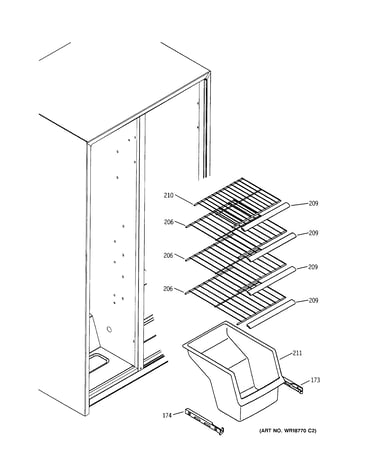 Freezer shelves