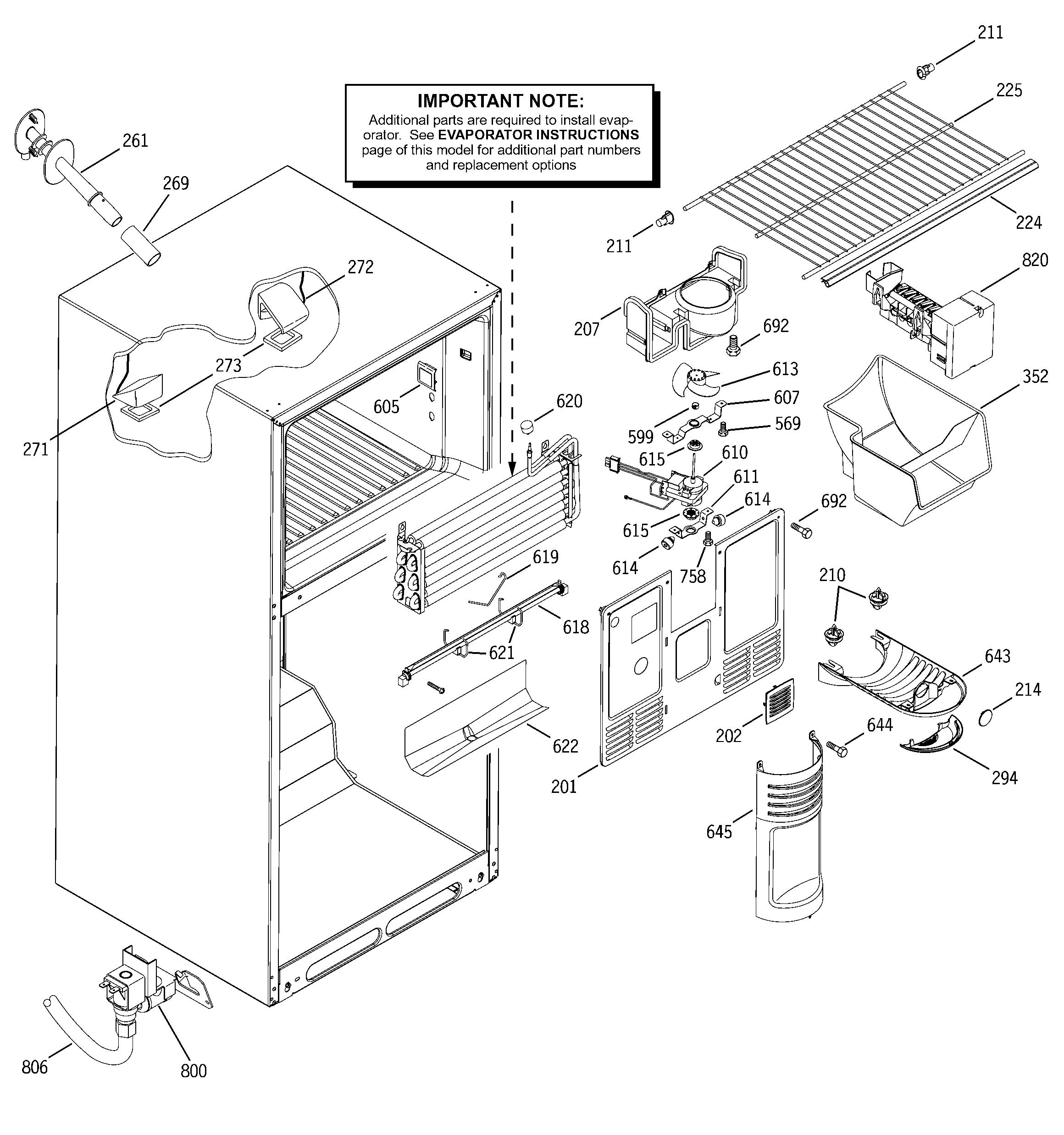 Freezer section