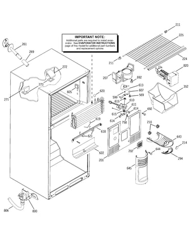 Freezer section