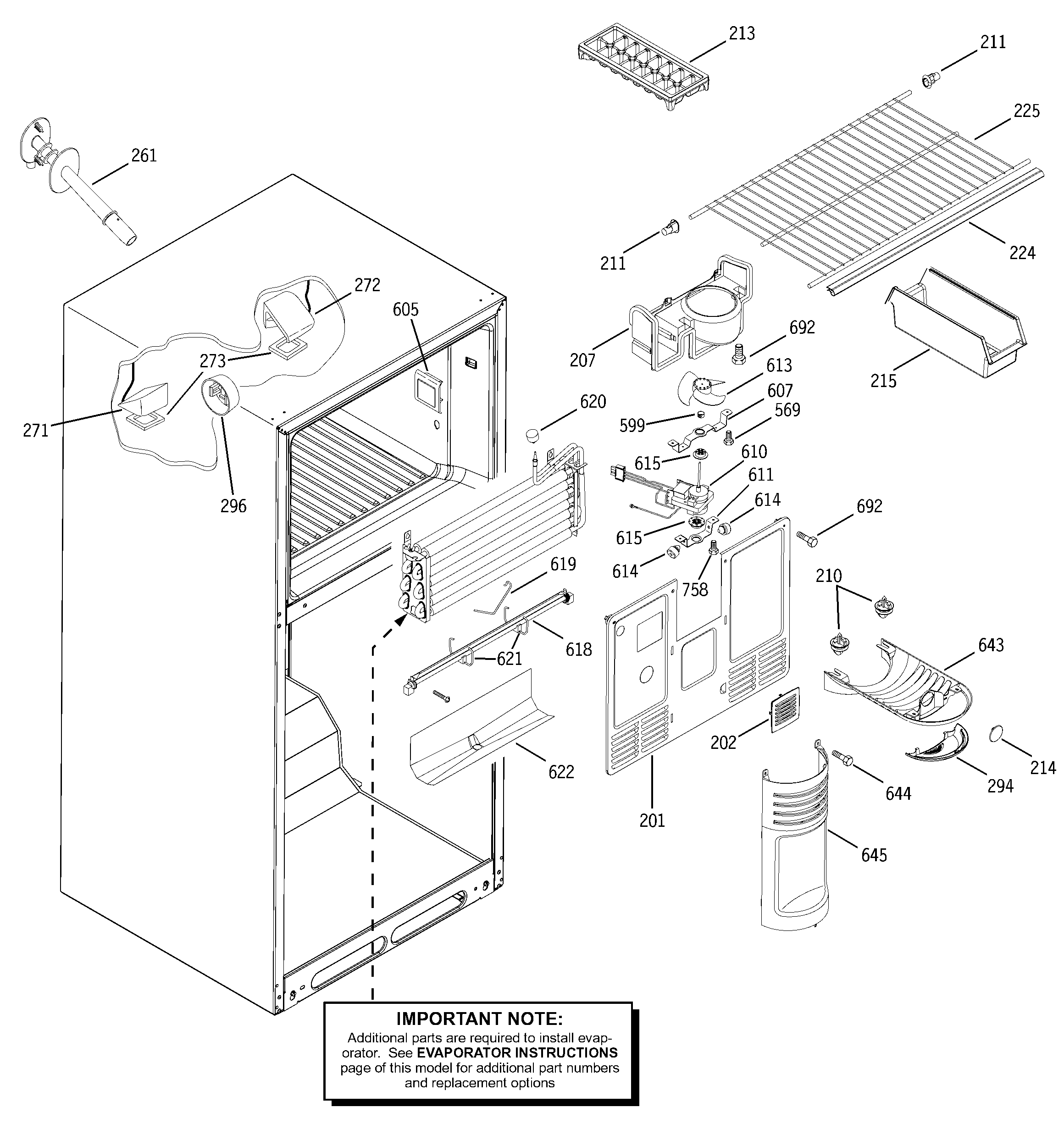 Freezer section
