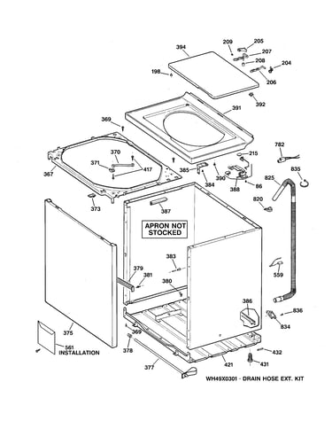 Cabinet, cover & front panel