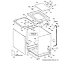 Hotpoint VBXR1090B0CC cabinet, cover & front panel diagram