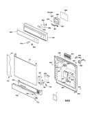 Escutcheon & door assembly