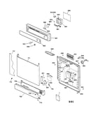 Escutcheon & door assembly