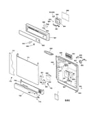 Escutcheon & door assembly