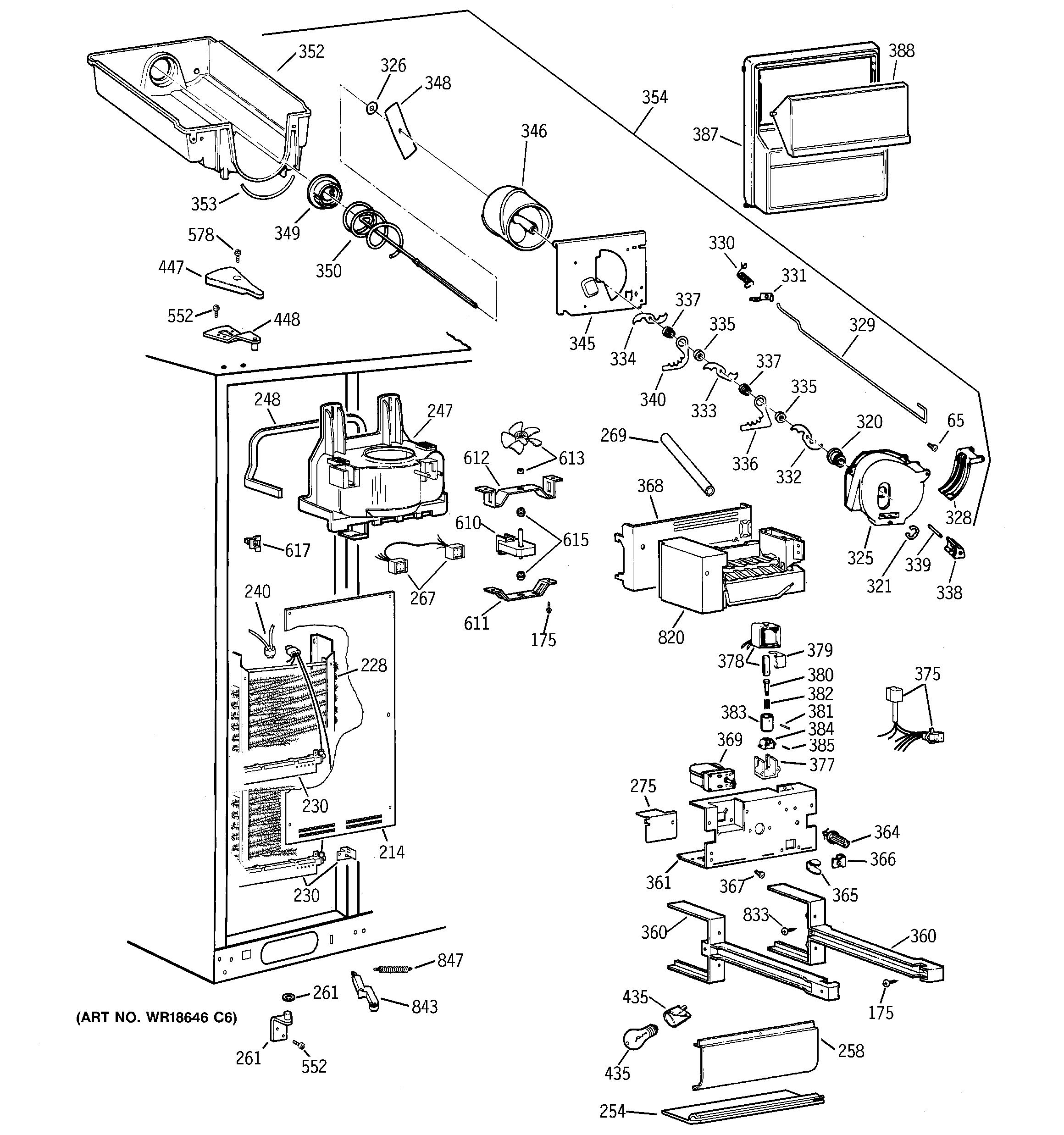 Freezer section