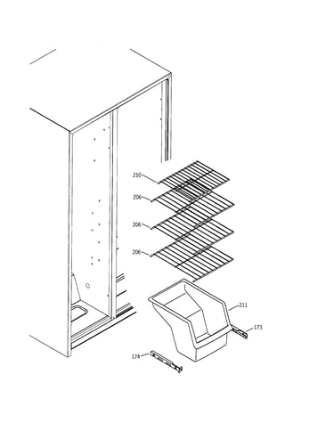 Freezer shelves