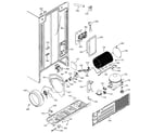 Hotpoint HSS22DDMCWH sealed system & mother board diagram