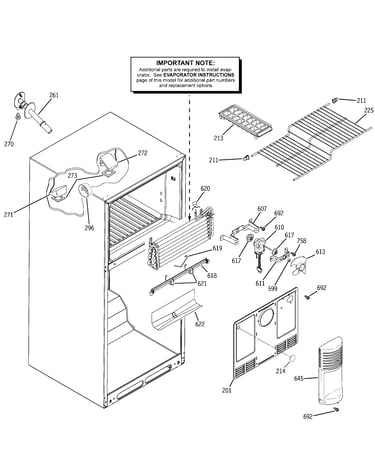 Freezer section