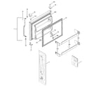 Hotpoint HTS18JCPARWW freezer door diagram