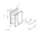 Hotpoint HTS18JCPARCC fresh food door diagram