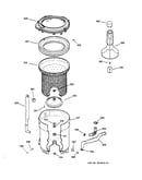 Tub, basket & agitator