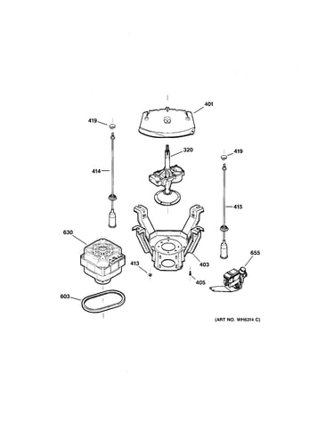 Suspension, pump & drive components