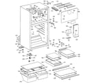 Hotpoint HTS18HBMFRWW cabinet diagram