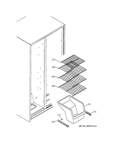 Freezer shelves