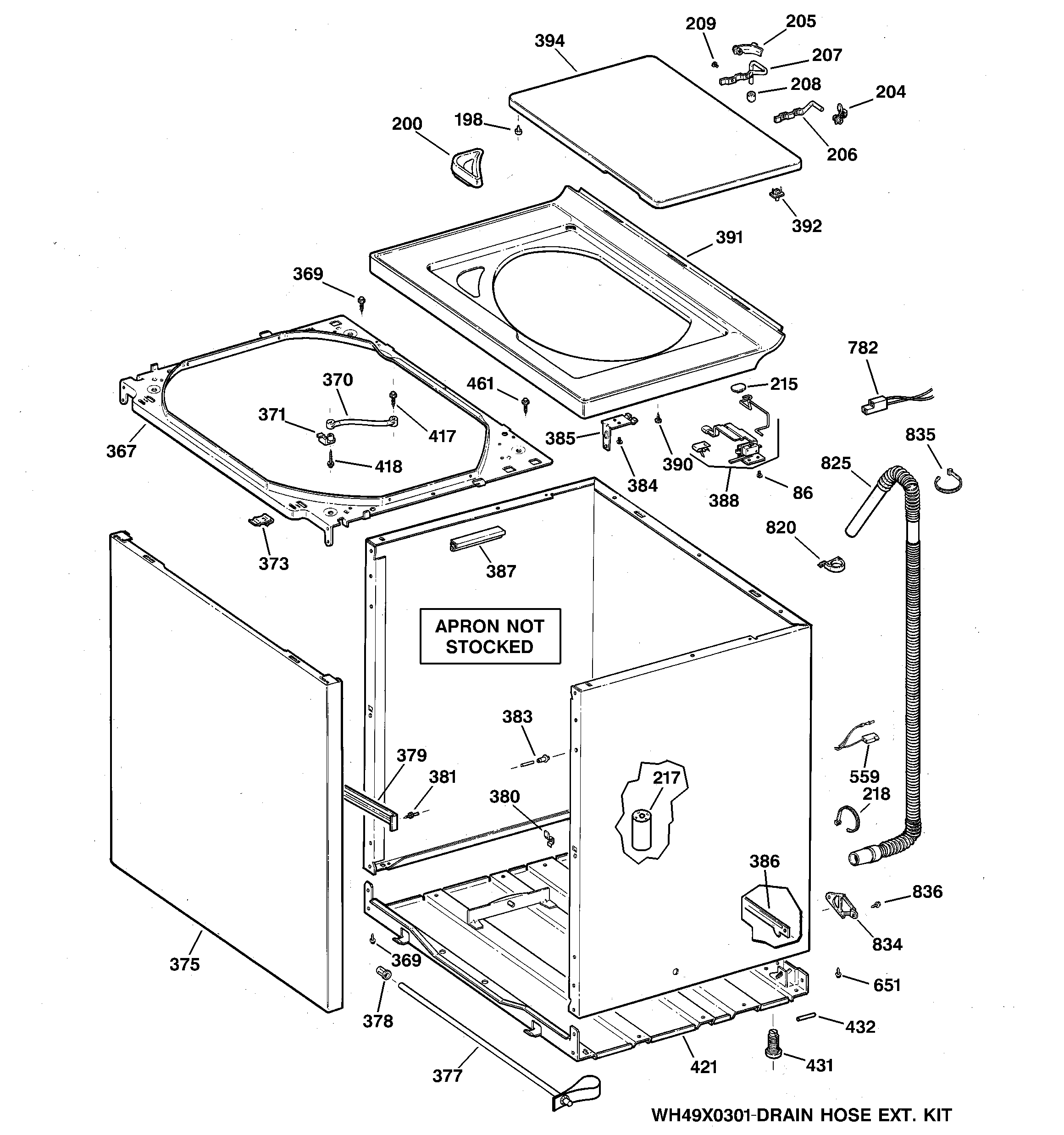 Cabinet, cover & front panel