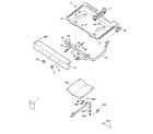 Hotpoint RGB508PPH1AD gas & burner parts diagram