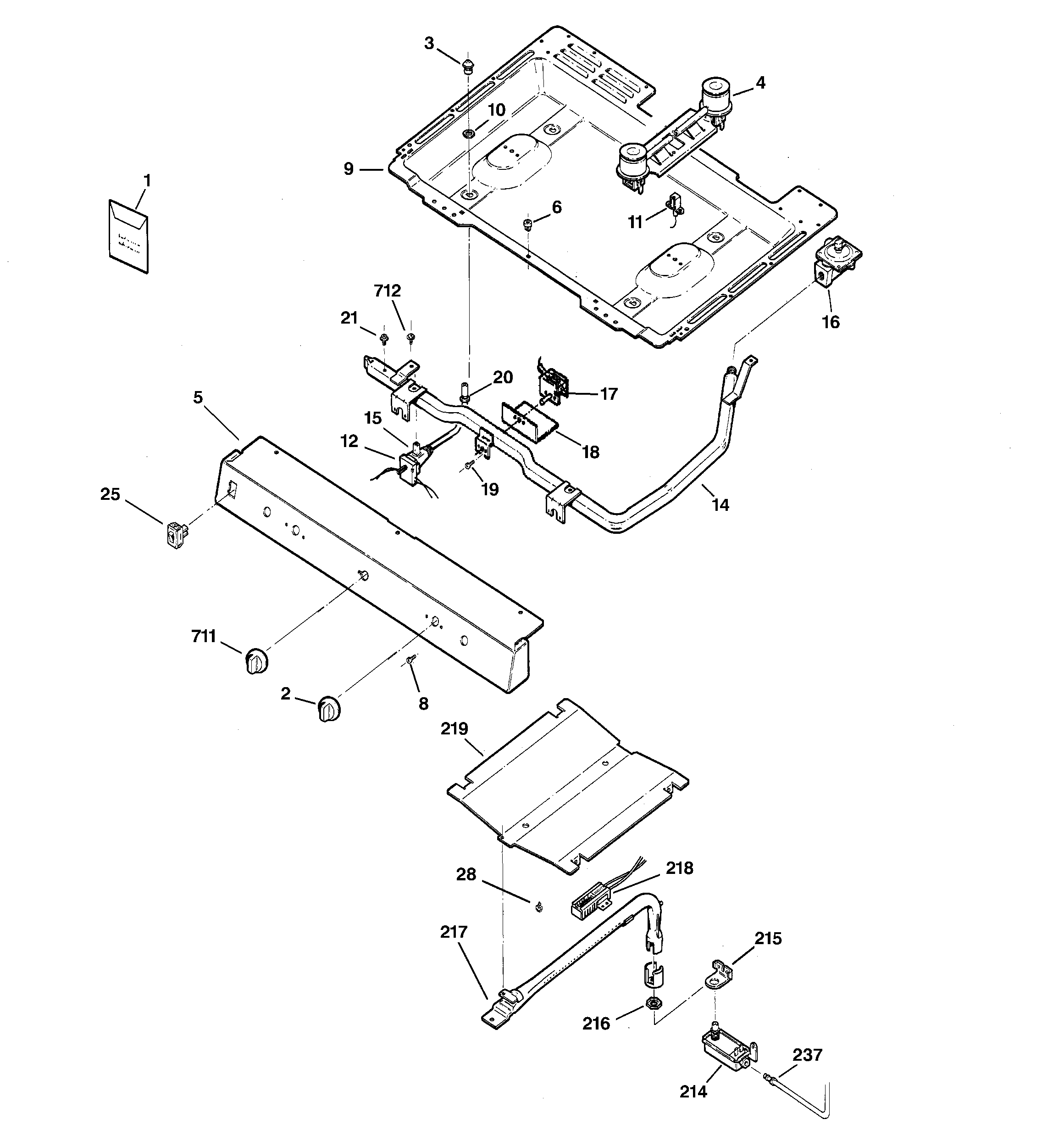 Gas & burner parts