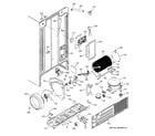Hotpoint HSS25IFMCCC sealed system & mother board diagram