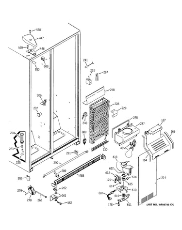 Freezer section