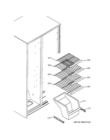 Freezer shelves