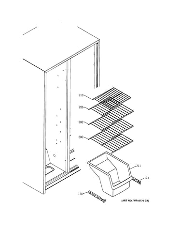 Freezer shelves