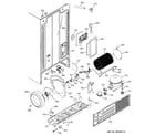 Hotpoint HSS22IFMBCC sealed system & mother board diagram