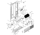 Hotpoint HSS22IFMCCC sealed system & mother board diagram