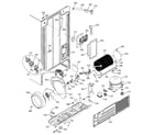 Hotpoint HSS22IFMAWW sealed system & mother board diagram