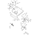 Hotpoint RGB746WEH1WW gas & burner parts diagram