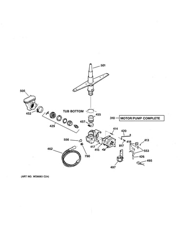 Motor-pump mechanism