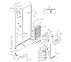 Hotpoint HSS25GFPDWW freezer section diagram